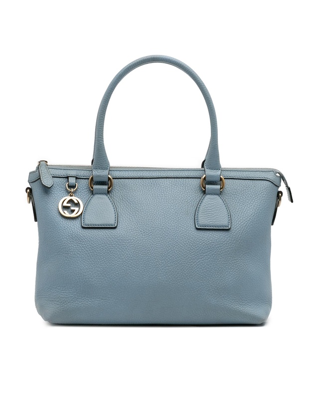 Pre-Loved by Azura Reborn - Pre-Loved Leather Interlocking G Charmy Satchel