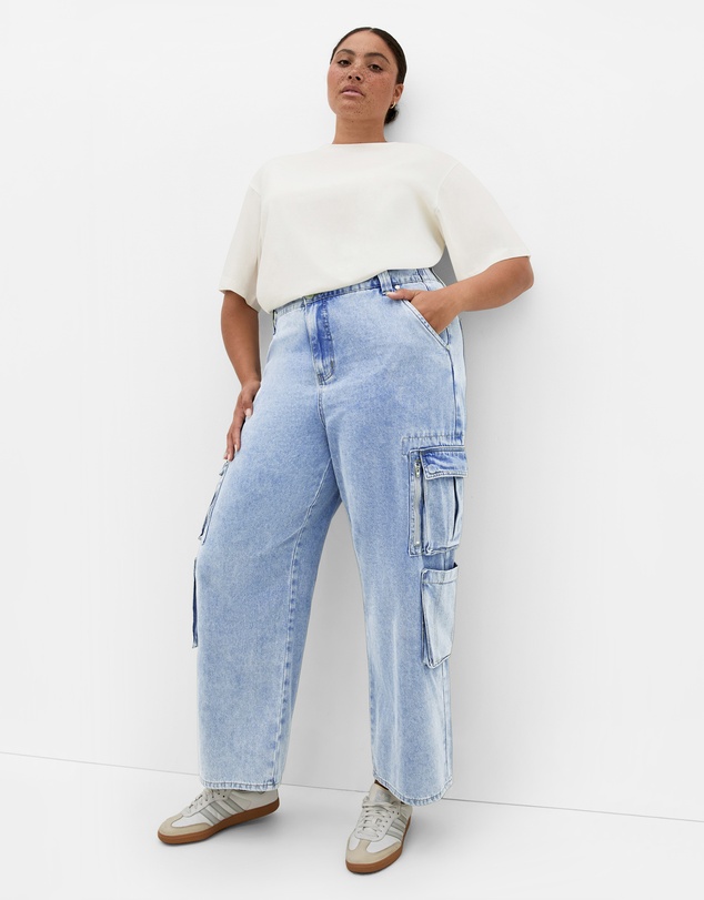 City Chic - Harley Fit Cass Cargo Jean