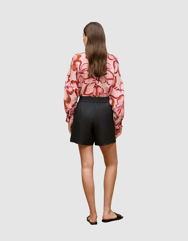 Trenery - Linen Pull On Short