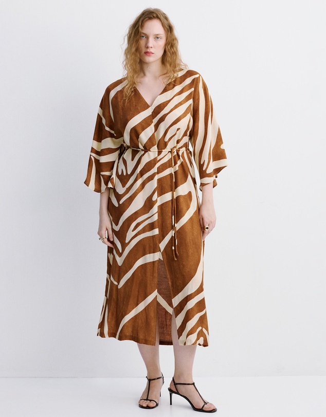 M.N.G - Printed Cotton Dress