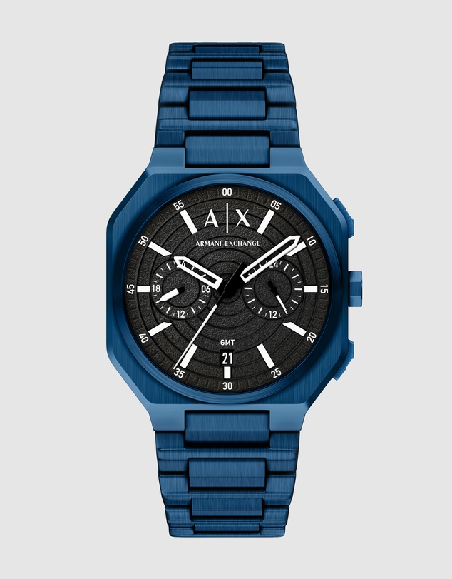Armani Exchange - Blue Chronograph Watch