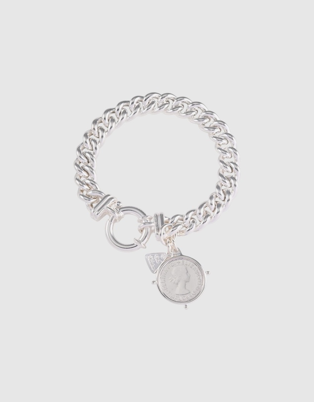 Von Treskow - Small Mama Bracelet with Compass Frame Coin