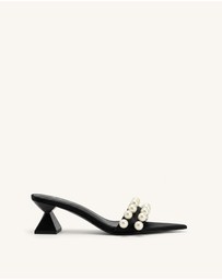 JW PEI - Gianna Beaded Strap Mules