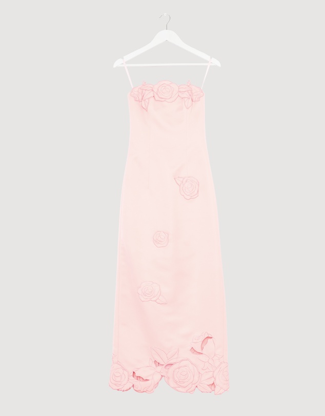Revibe - Repaired LEO LIN Rayna Applique Bustier Maxi Dress