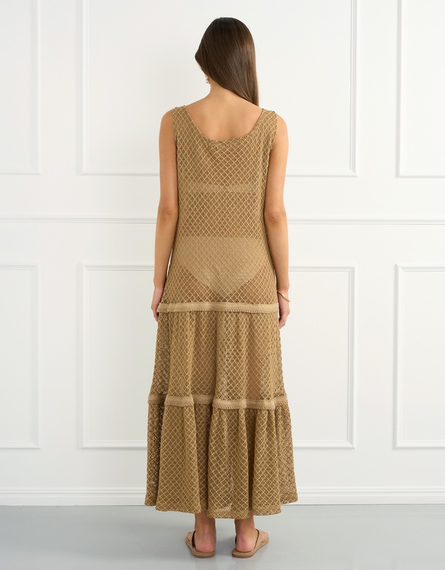 Aqua Blu Australia - Beige Mae Dress