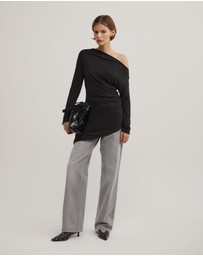 Witchery - Asymmetric Tunic Long Sleeve Top