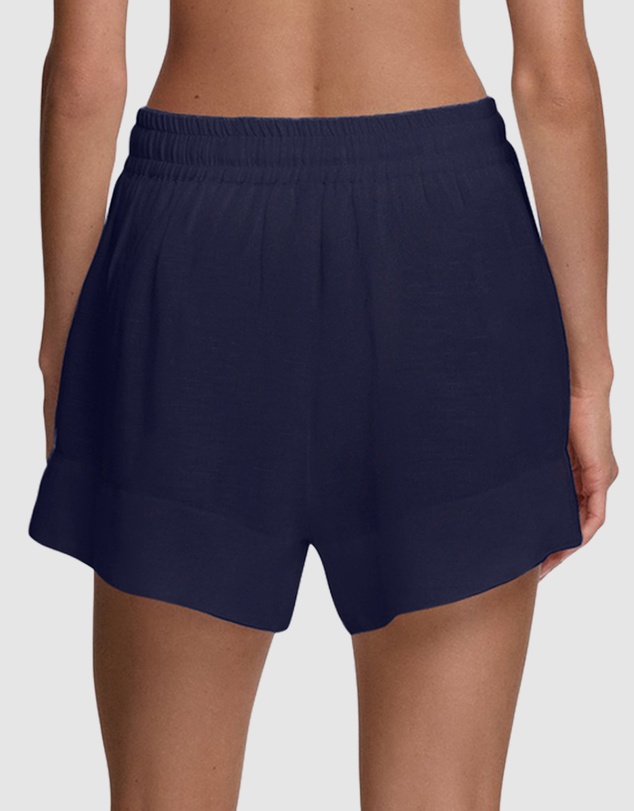Polo Ralph Lauren - Organic Cotton & Linen High Waist Beach Short