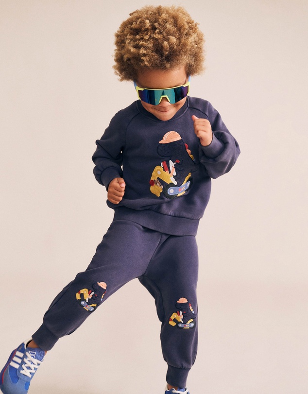 Huxbaby - Tradie Dino Sweatshirt - Babies-Kids