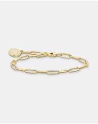 THOMAS SABO - Charm Bracelet with Cold Enamel Gold Plated