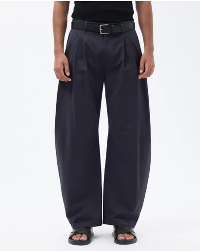 AERE - Pleated Barrel Trousers