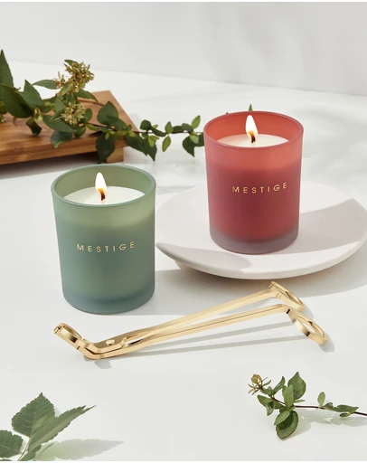 Mestige - 2 Candle & Trimmer Gift Set- Pink Champagne and Island Dream