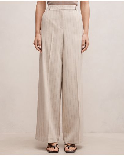 Neutral Pinstripe