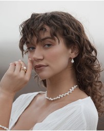Native Sol - Valora Pearl Earrings