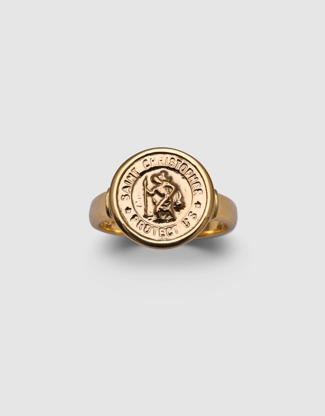 Von Treskow - Round St Christopher Ring