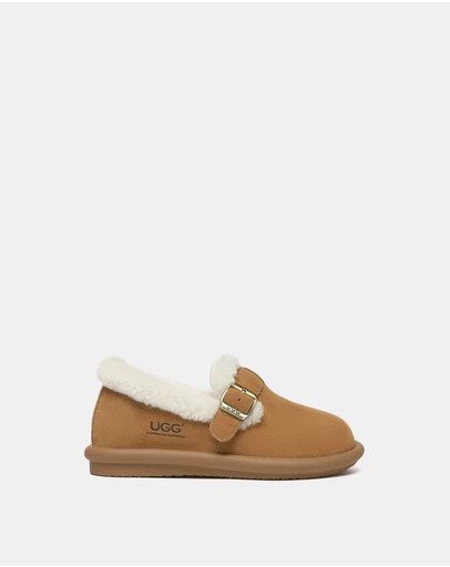 EVERAU - Australian Shepherd Ugg Froim Cow Suede Upper House Shoes