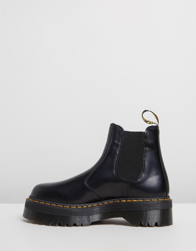 Dr Martens - Unisex 2976 Quad Leather Platform Chelsea Boots