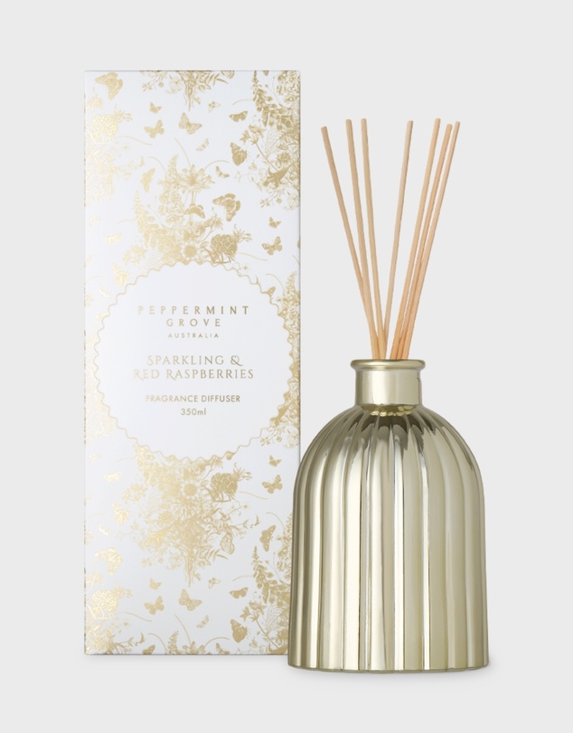 Peppermint Grove - Sparkling & Red Raspberries Fragrance Diffuser 350ml