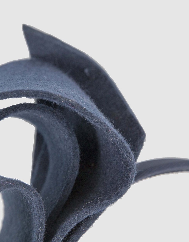 Max Alexander - Felt Navy Bow Fascinator