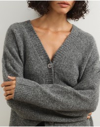Atmos&Here - Tiana Fluffy Knit Cardigan