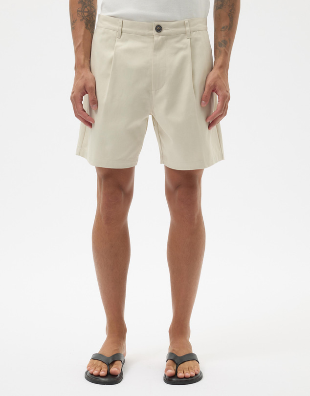 AERE - Hamptons Tailored Cotton Shorts