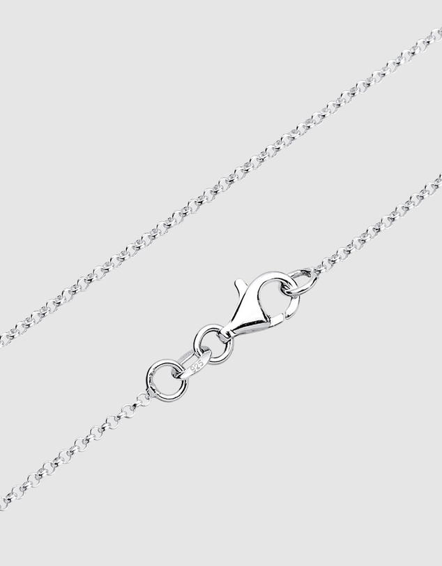 Kuzzoi - ICONIC EXCLUSIVE - Long Necklace with Surfboard Pendant in 925 Sterling Silver