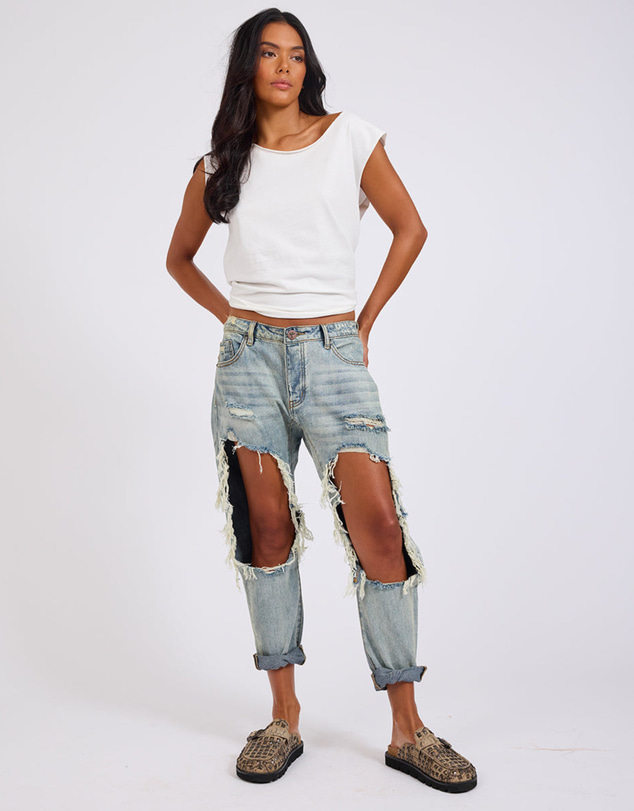 ONE TEASPOON - Montanna Super Trashed Saints Boyfriend Jeans