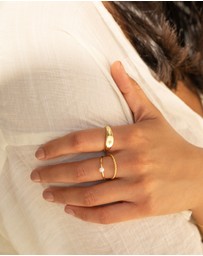 Mestige - True North Ring - 18K Gold Plated