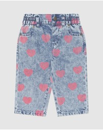 Huxbaby - Dreamy Denim Hearts Jeans - Babies-Kids
