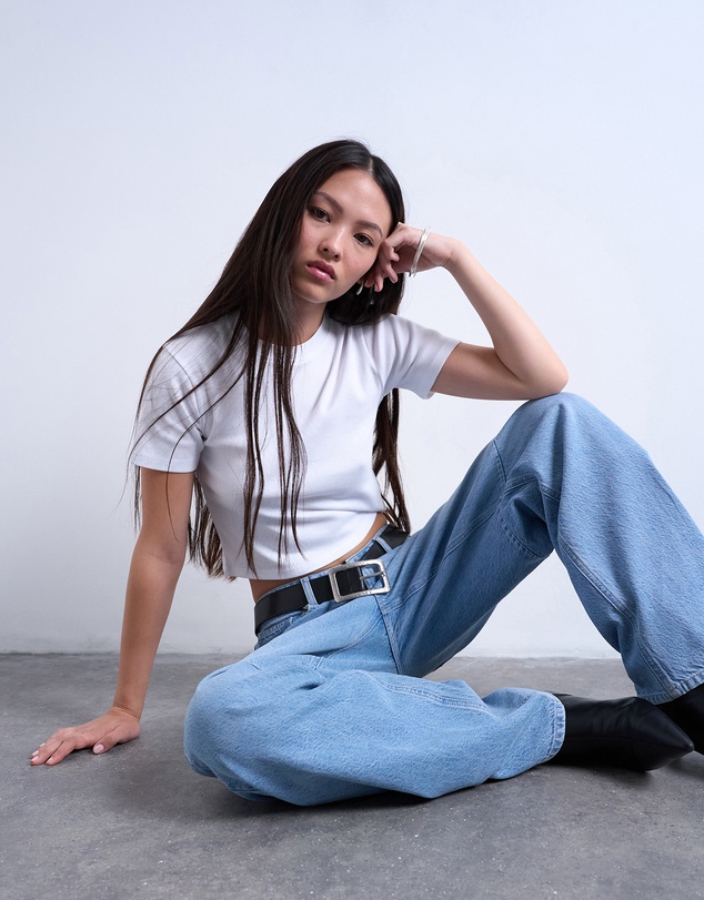 TOPSHOP - Everyday SS Crop T-Shirt