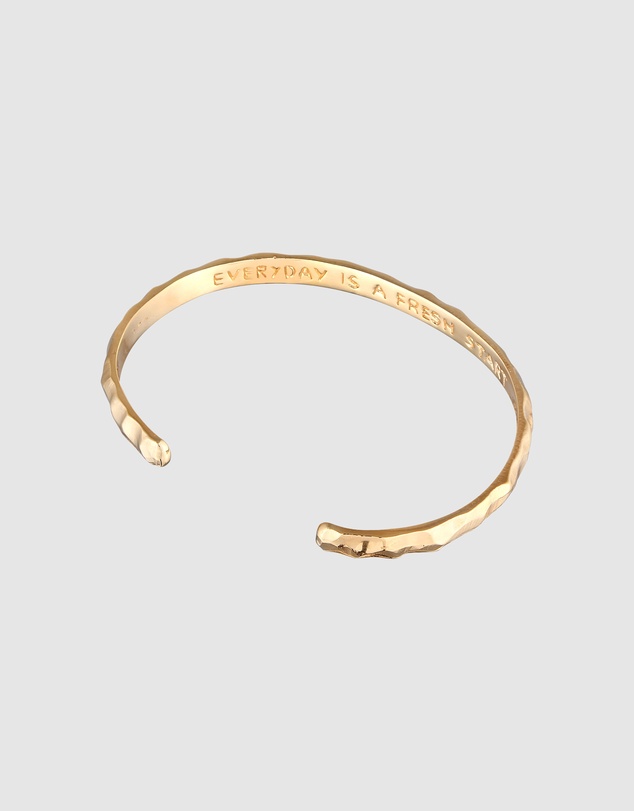 Haze & Glory - ICONIC EXCLUSIVE - Bracelet Men Everyday Bangle 925 Sterling Silver Gold-Plated
