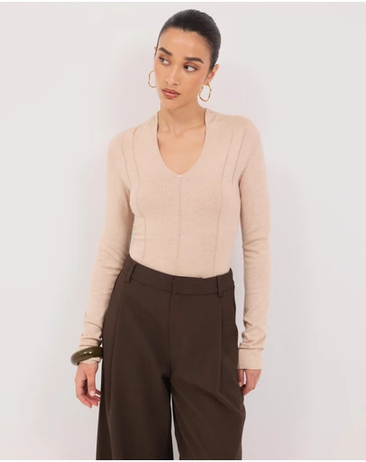 Calli - Ava LS Knit Top