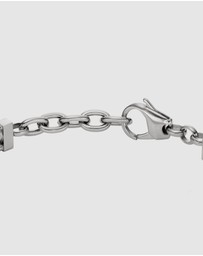 Diesel - Stacked Silver-Tone Bracelet DX0966040