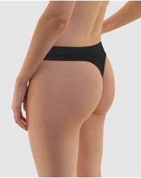 B Free Intimate Apparel - Seamless Stretch Comfort G String - 3 Pack