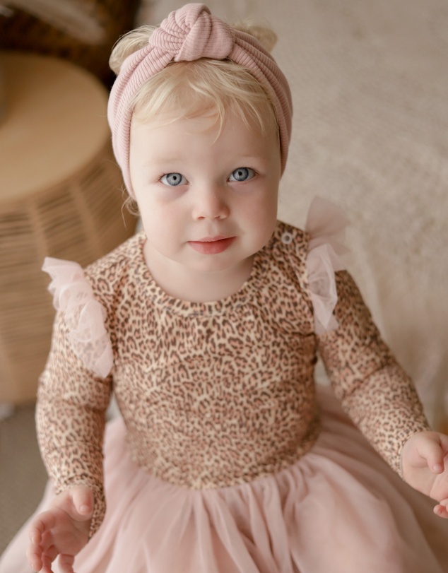 WITH LOVE FOR KIDS - Tulle Flutter Long Sleeve Tutu Onesie - Babies