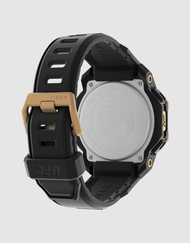 UFC - UFC Knockout Black Digital 48 mm Octagonal Dial with Black Strap