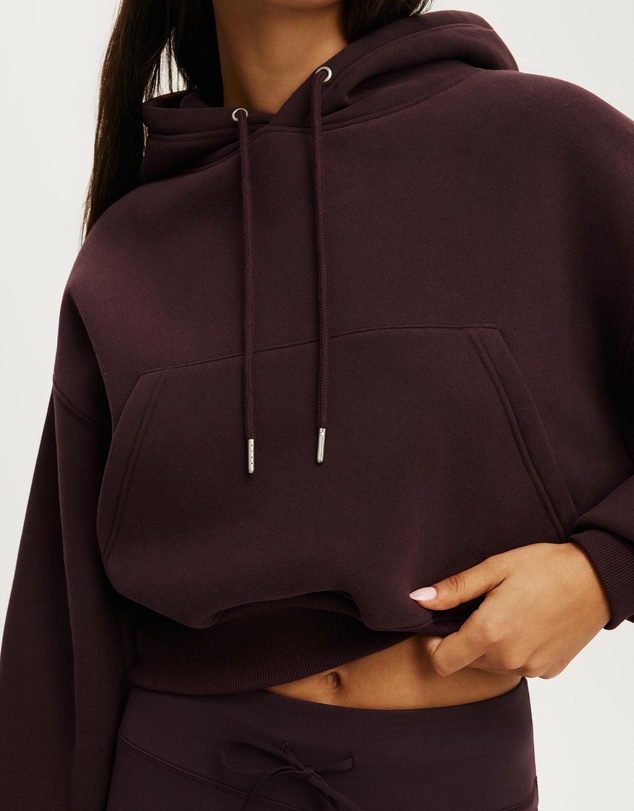 Cotton On Body Active - Plush Cropped Bubble Hoodie