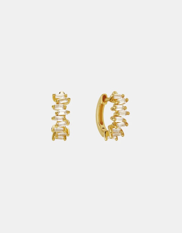 SAINT VALENTINE - Biarritz Mini Hoops - Gold