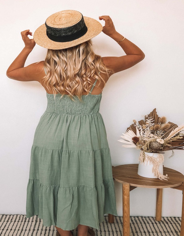 Esther & Co - Sonya Dress - Khaki