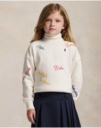 Polo Ralph Lauren - Embroidered Fleece Sweatshirt - ICONIC EXCLUSIVE - Kids