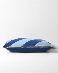 Aura Home - Velvet Stripe Cushion