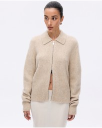 Minima Esenciales - Joryn Alpaca Wool Zip Cardigan