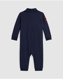 Polo Ralph Lauren - Big Pony Cotton Mesh Polo Coverall - Babies