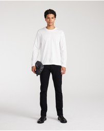 Calibre - Long Sleeve Jersey Crew White