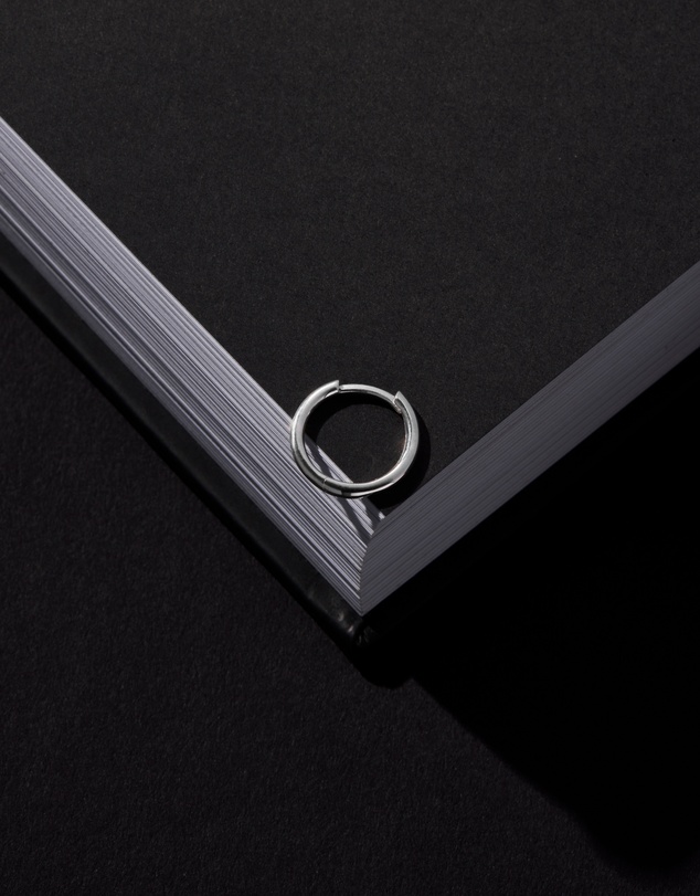 Najo - Zephyr Men's Silver Earring