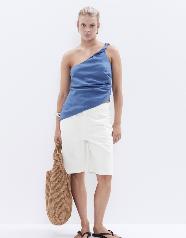 UNISON - One Shoulder Twist Top