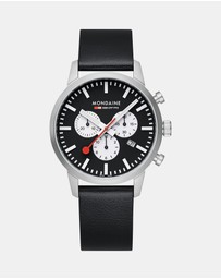 Mondaine - Mondaine Official Swiss Railways Neo Chronograph Super-LumiNova® Watch