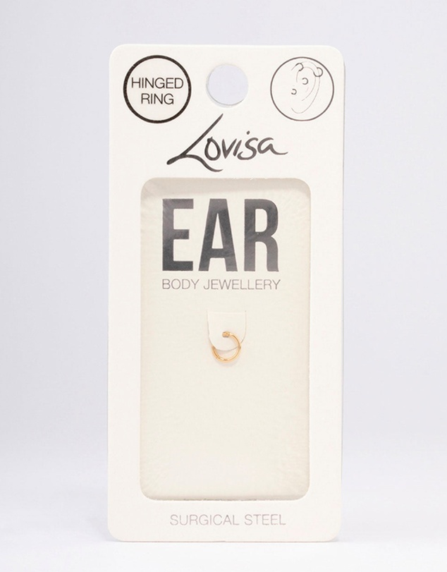 Lovisa - Gold 5mm Micro Clicker Earring