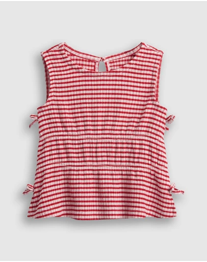 GAP - Sleeveless Crinkle Knit Top - Babies-Kids