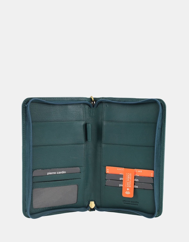Pierre Cardin - Pierre Cardin Italian Leather Passport Wallet