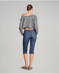 Love and Nostalgia - 'Little Gath’ Capri Jean - Desert Wash